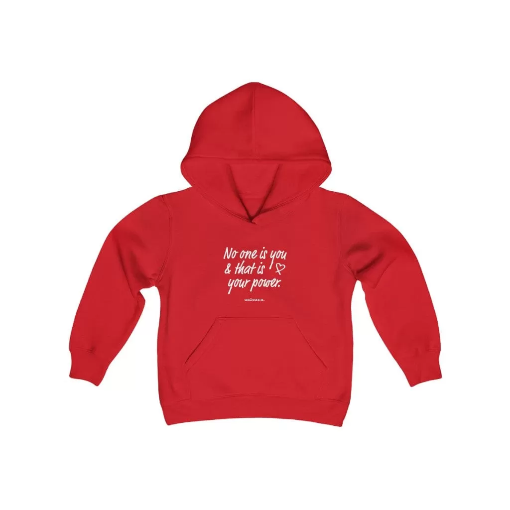 No One Is You - Youth Hoodie