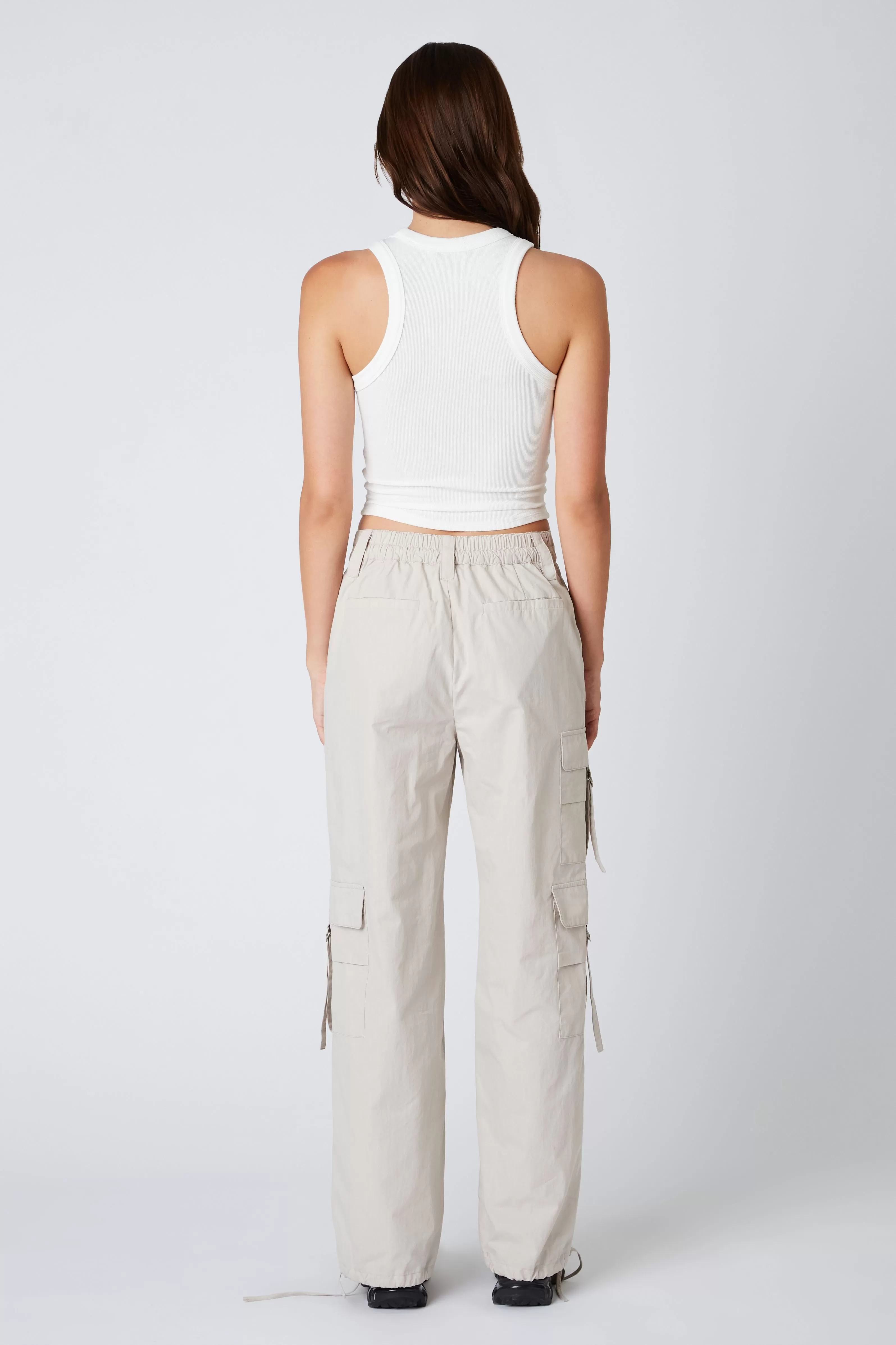 Nylon Cargo Pants