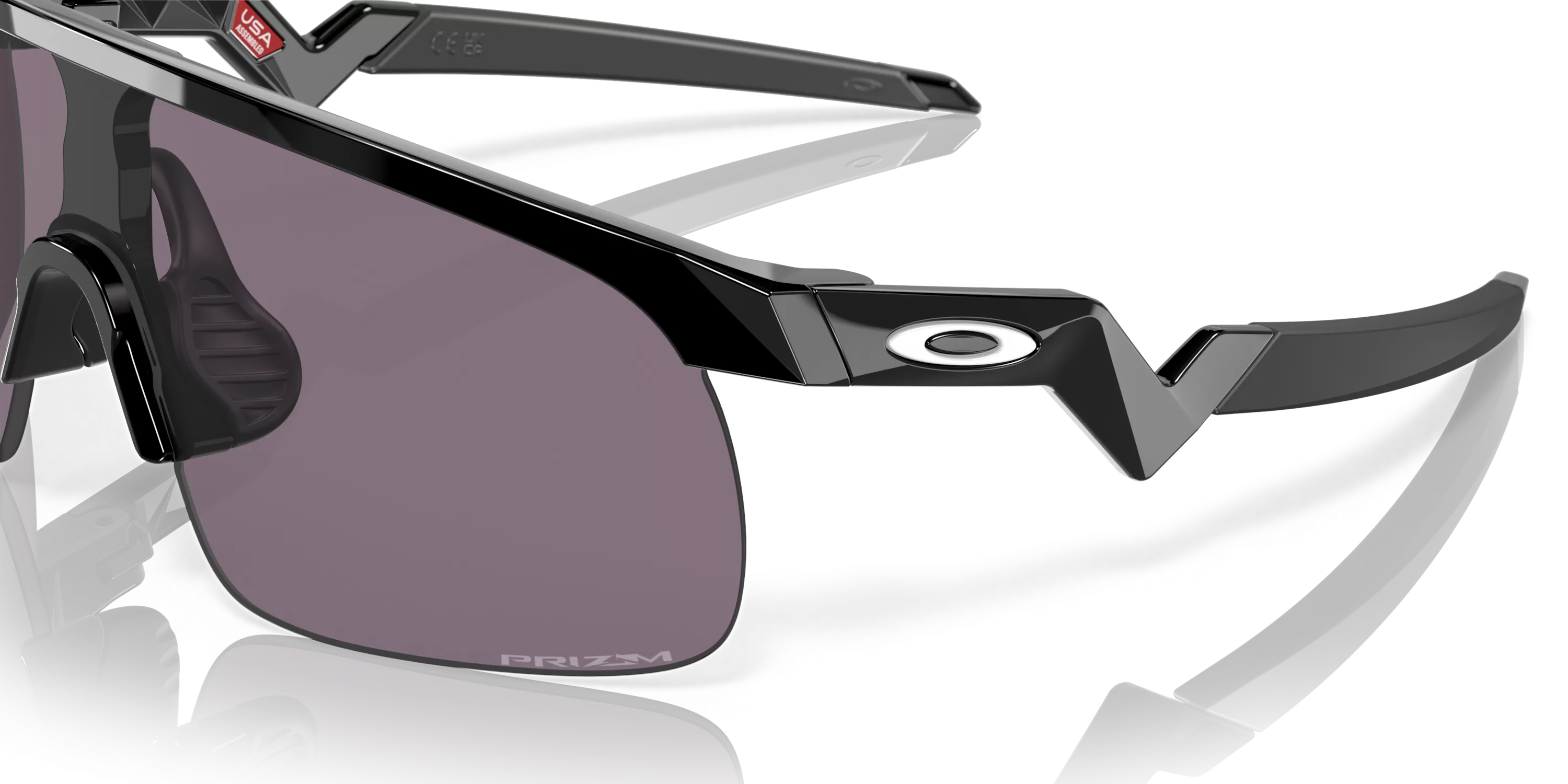 Oakley Resistor Prizm Grey Lenses - Polished Black Frame