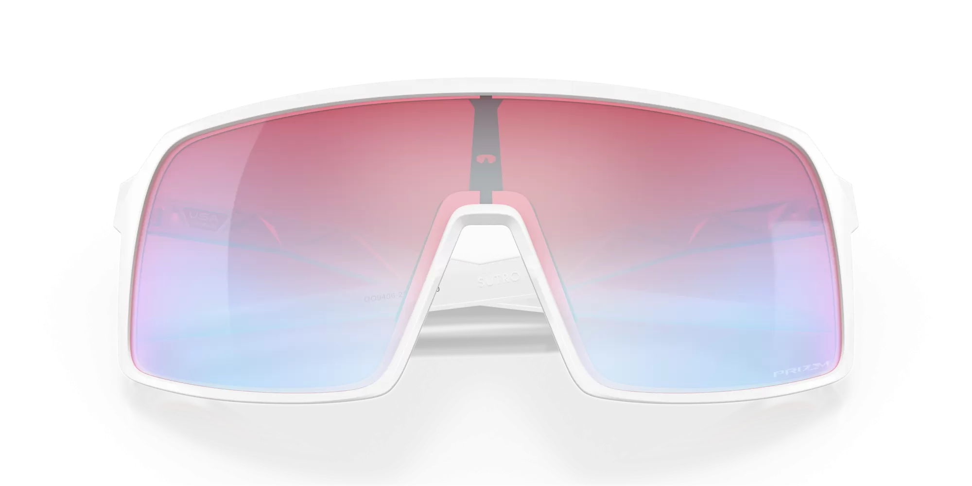 Oakley Sutro Prizm Snow Sapphire Lenses Polished White Frame