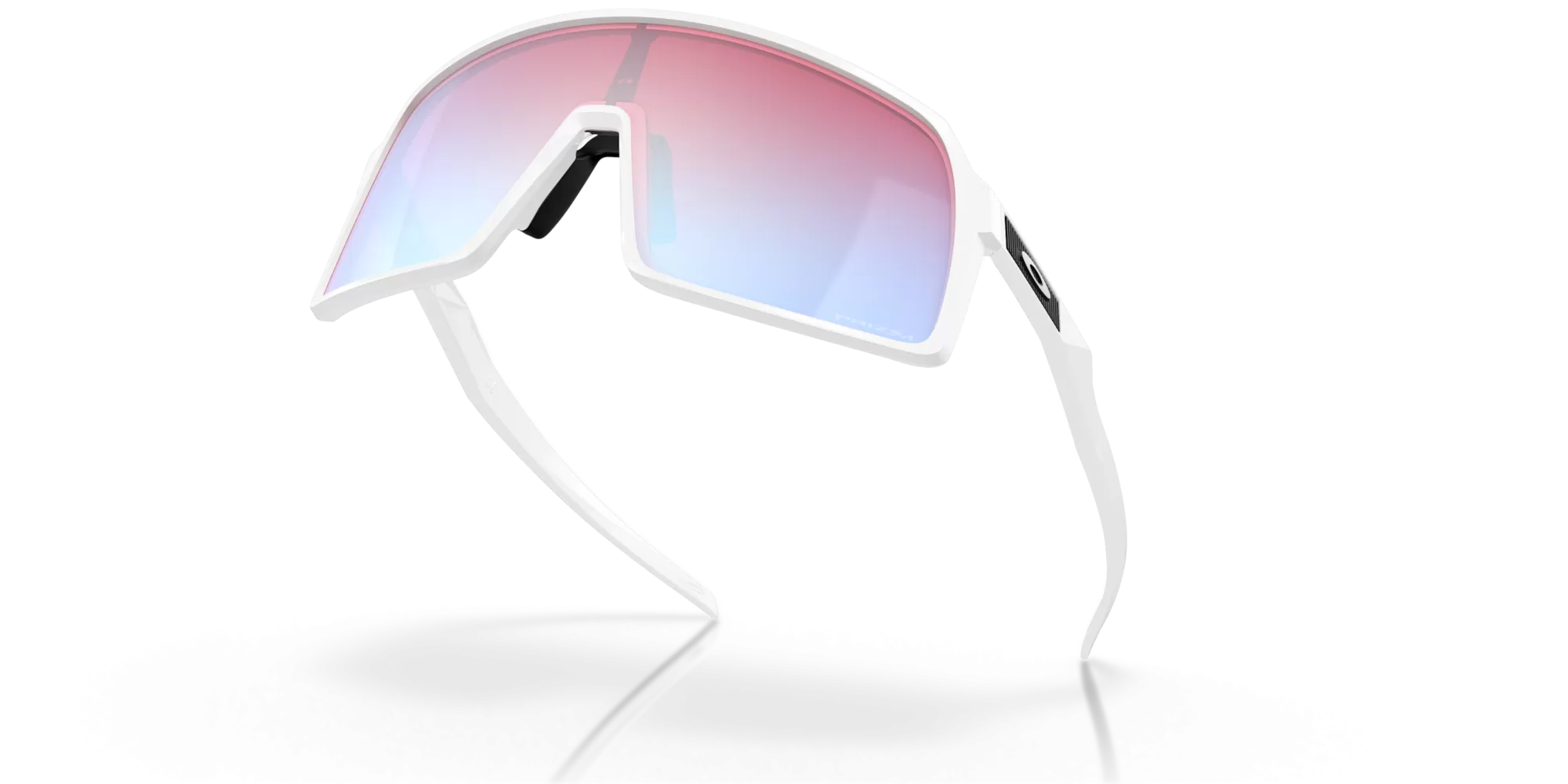 Oakley Sutro Prizm Snow Sapphire Lenses Polished White Frame