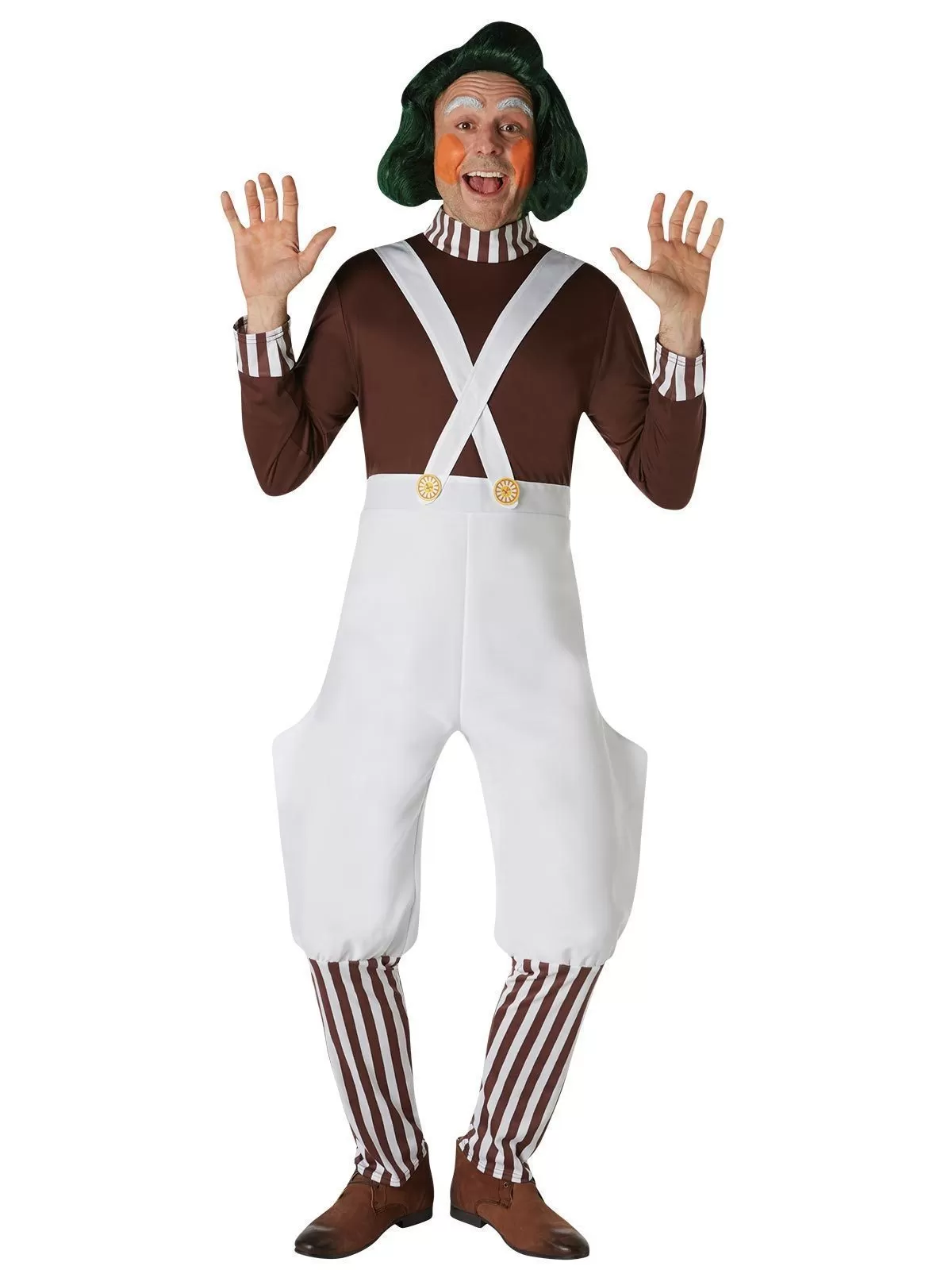 Oompa Loompa Wig for Adults - Warner Bros Charlie and the Chocolate Factory