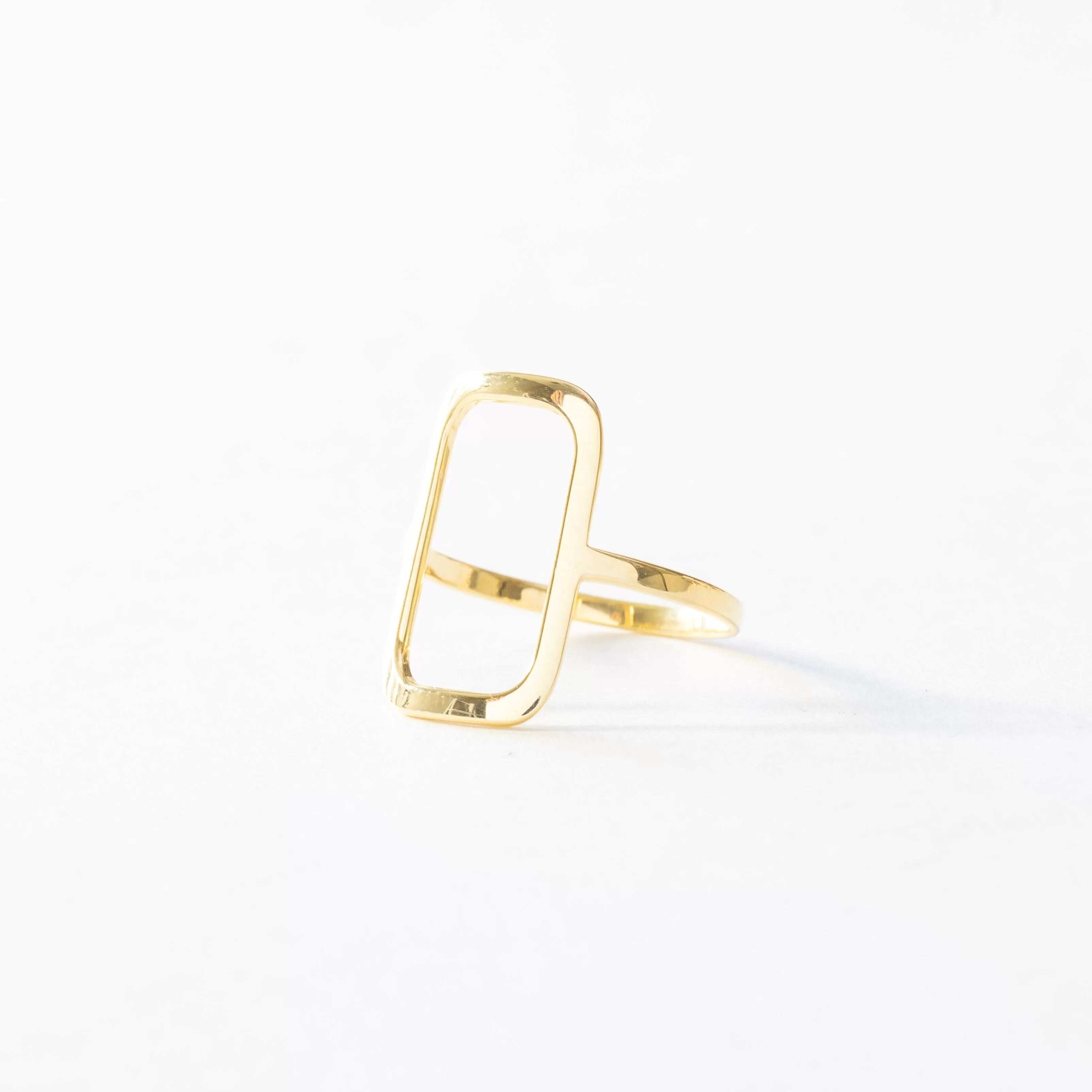 Open rectangle ring