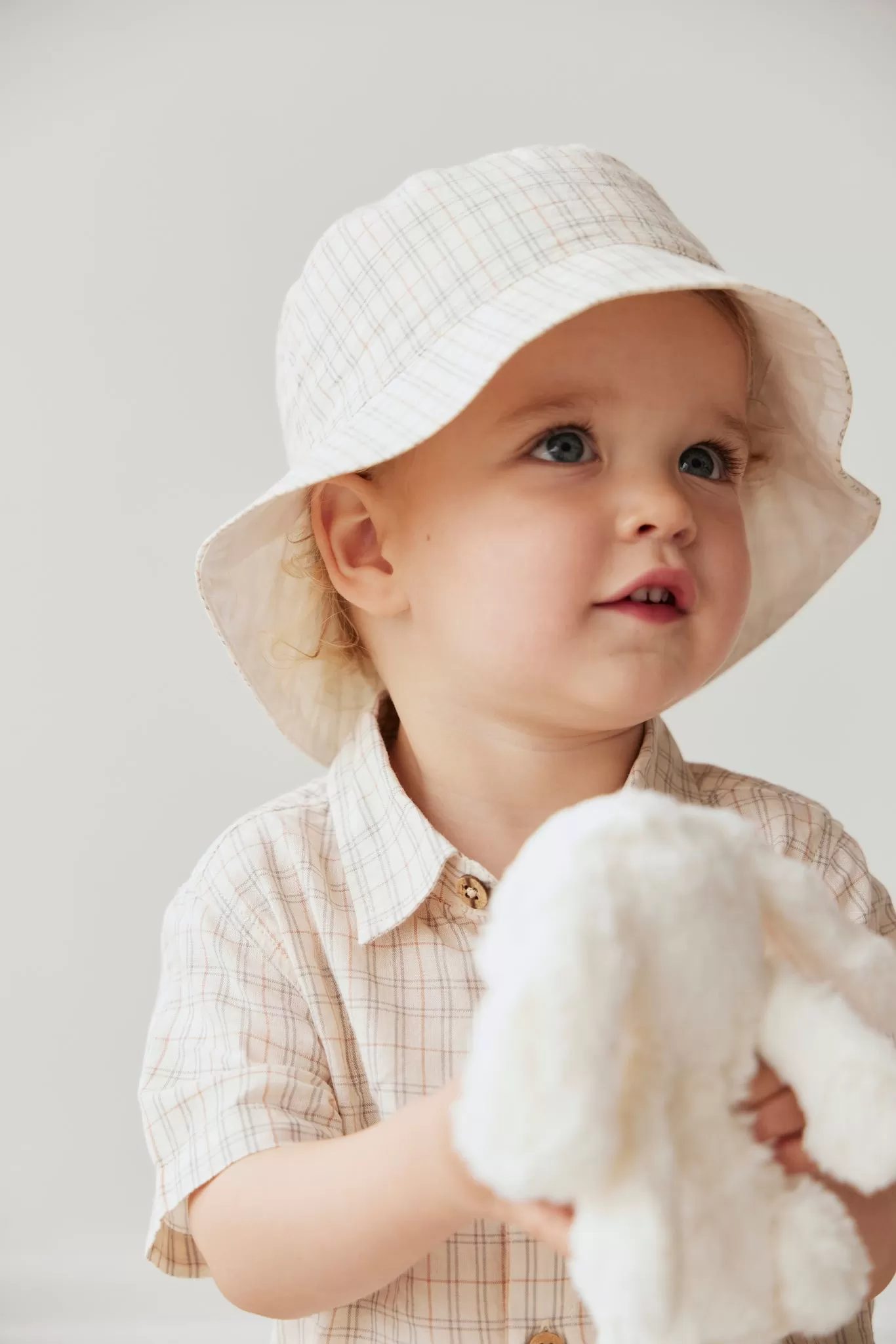 Organic Cotton Bucket Hat - Billy Check