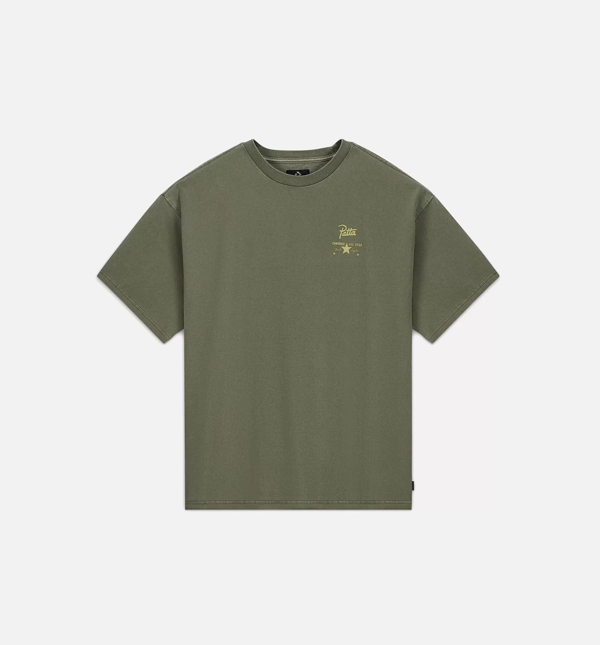 Patta Four Leaf Clover Mens Short Sleeve Shirt - Olive