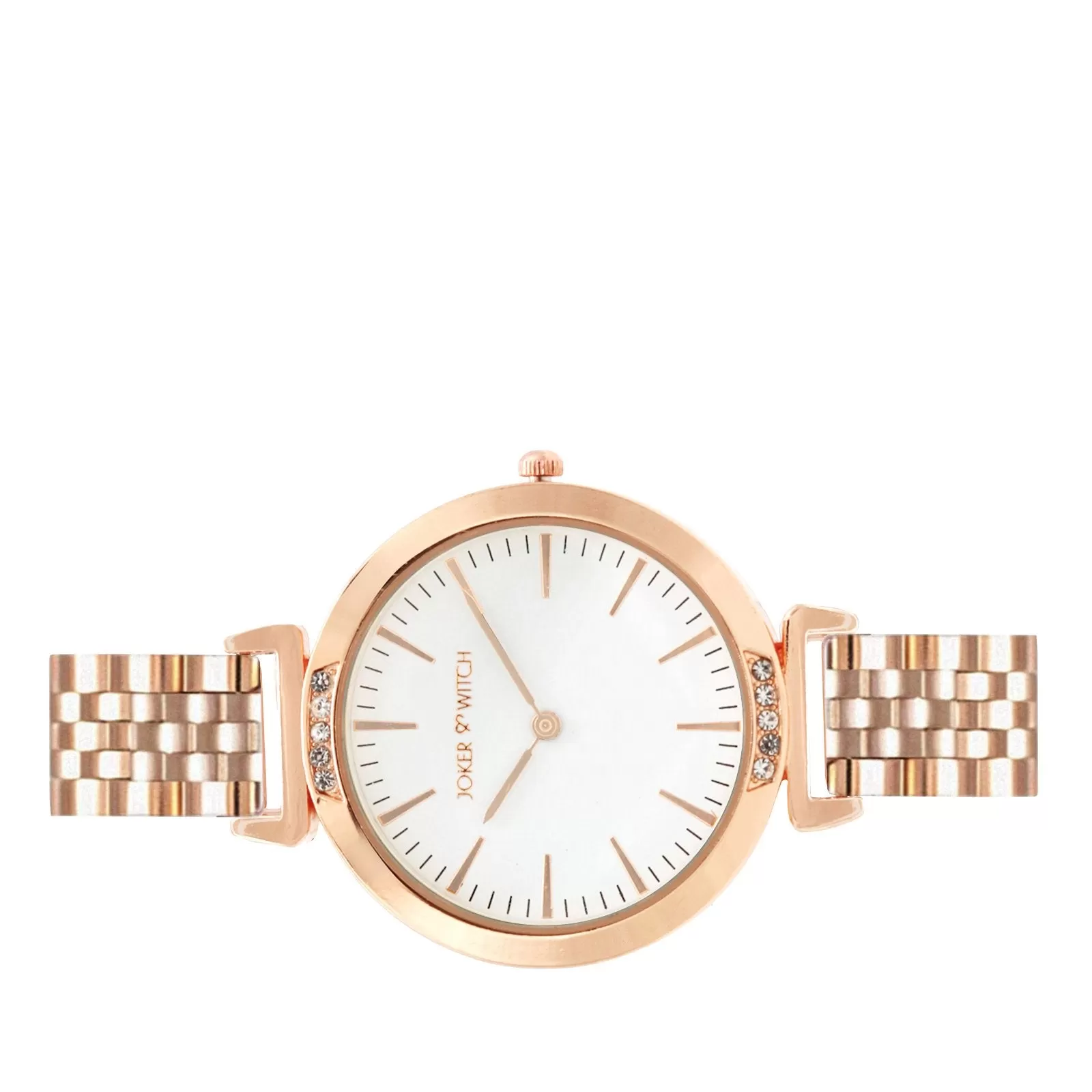 Petite White Classic Rosegold Watch