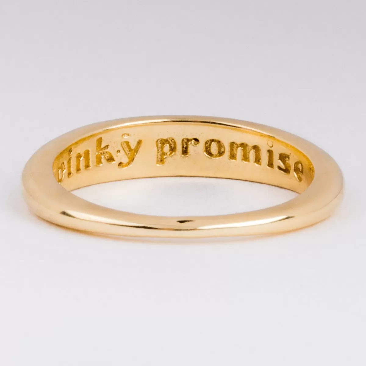 Pinky Promise Ring in Gold