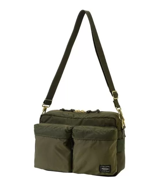 Porter Yoshida FORCE Shoulder Bag (S) Olive Drab