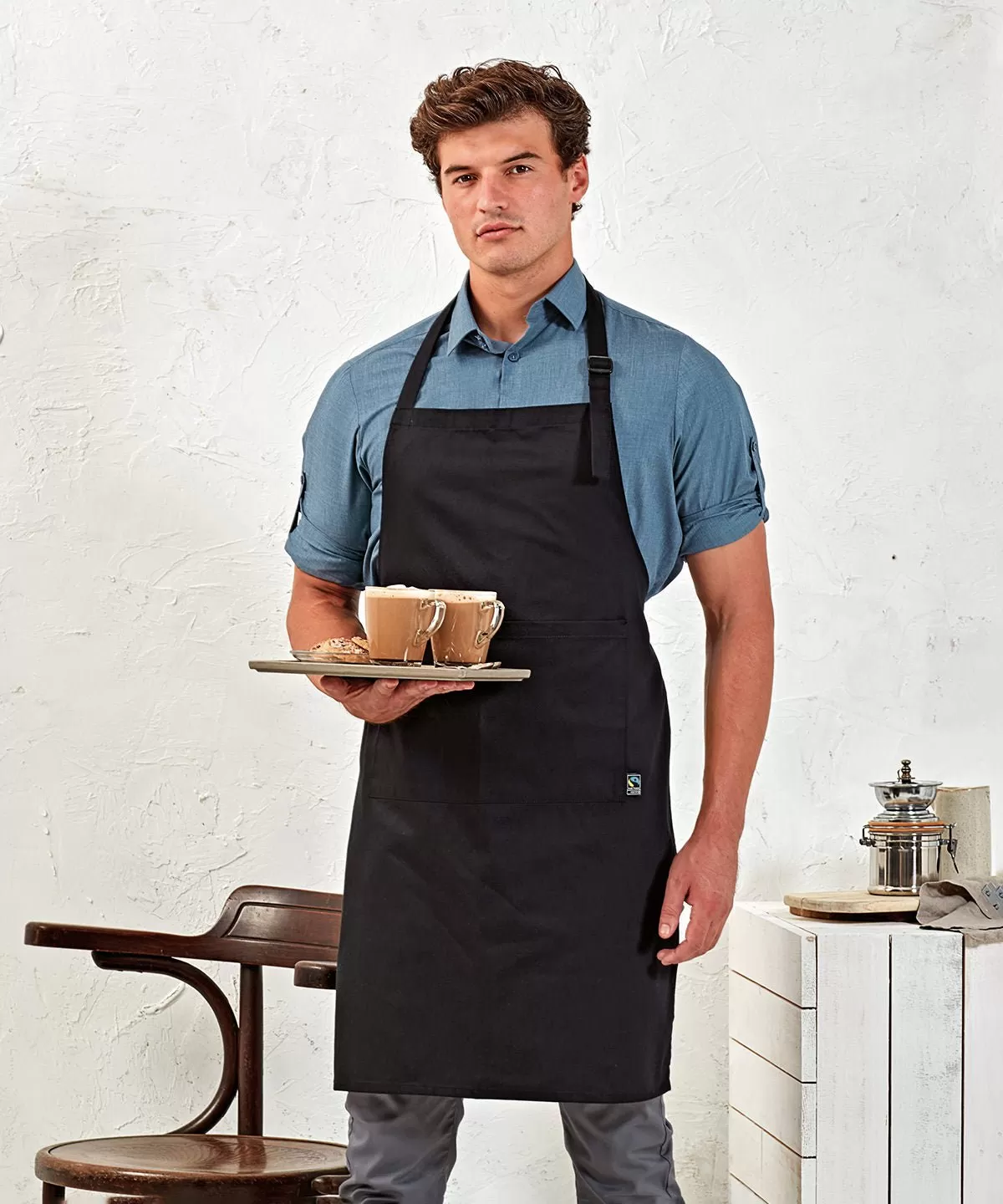 PR112 - Fairtrade Cotton Bib Apron