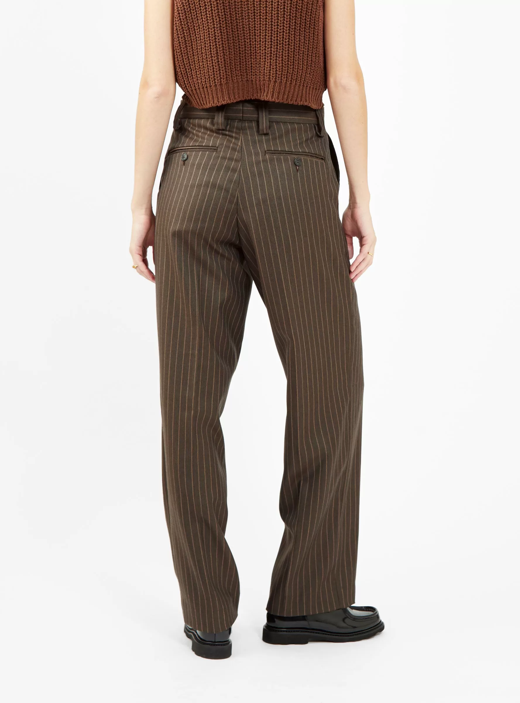 Primary Trousers Brown Stripe