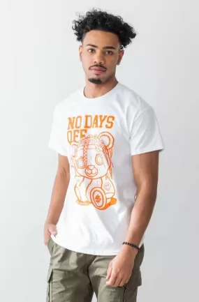 Printed No Days Off Graphic Tee