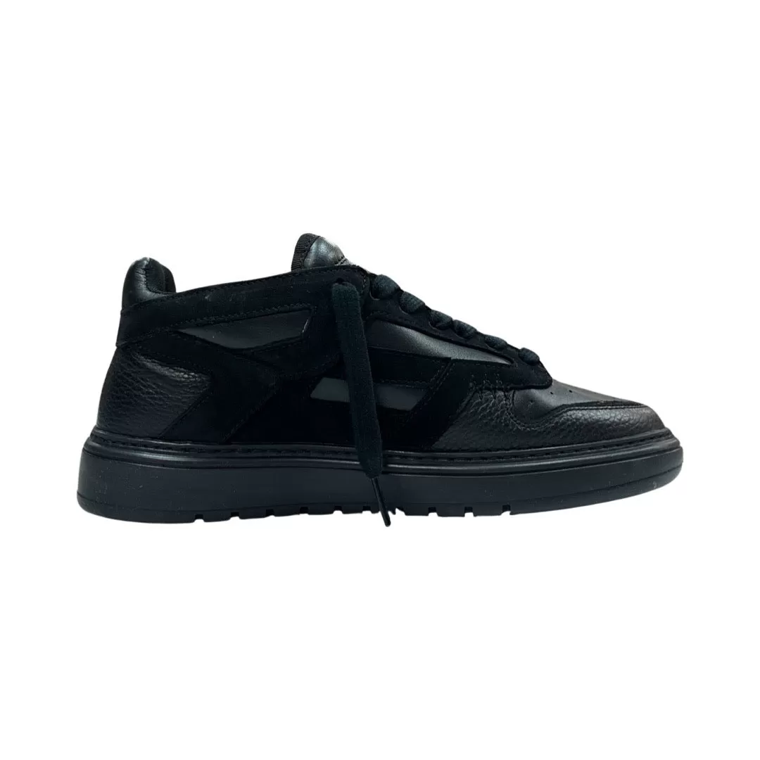 Represent Reptor Low Triple Black Sneakers