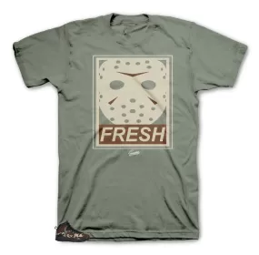 Retro 10 Woodland Camo Shirt - Fresh to Death - Olive