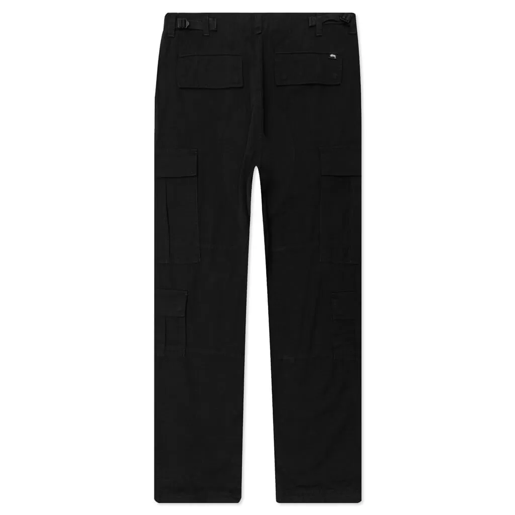 Ripstop Surplus Cargo - Black