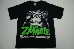 Rob Zombie It's A Deadly Nightmare Gildan Y2K Concert T-Shirt