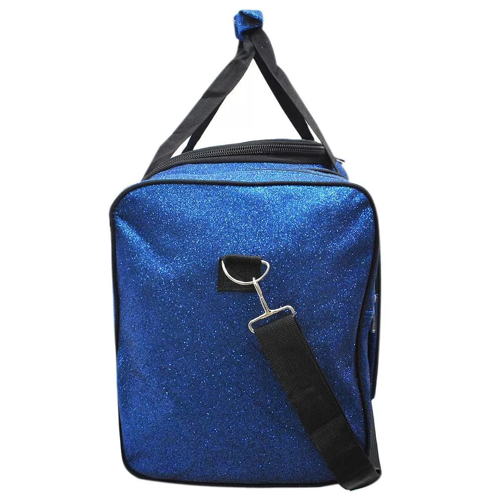 Royal Blue Glitter NGIL Canvas 23 Duffle Bag