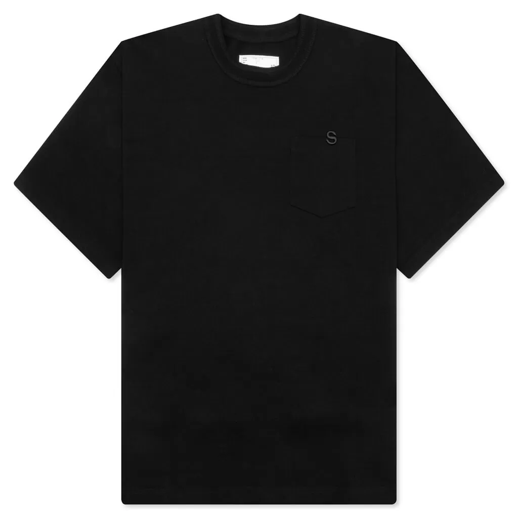 s Cotton Jersey T-Shirt - Black