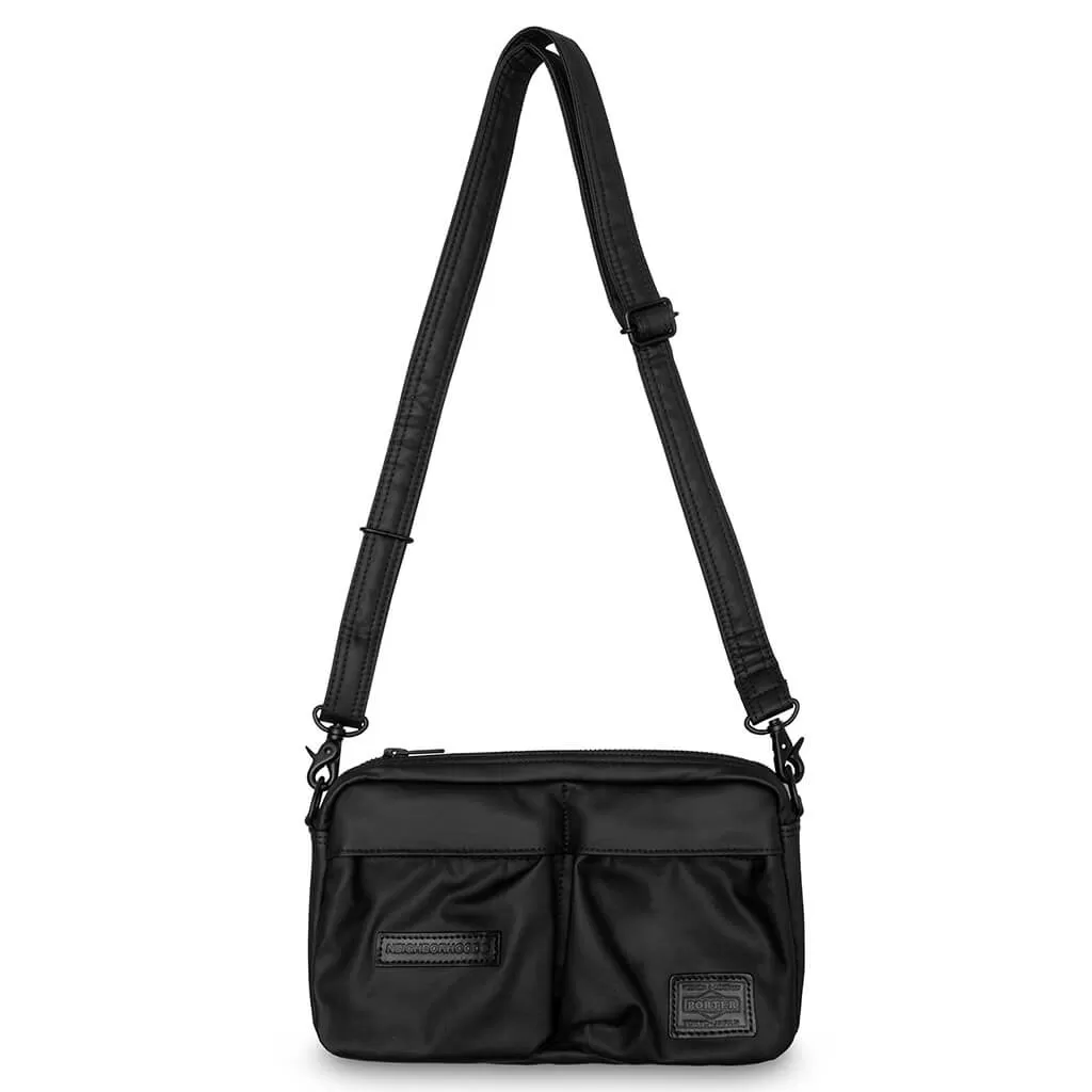 S-L Shoulder Pouch - Black