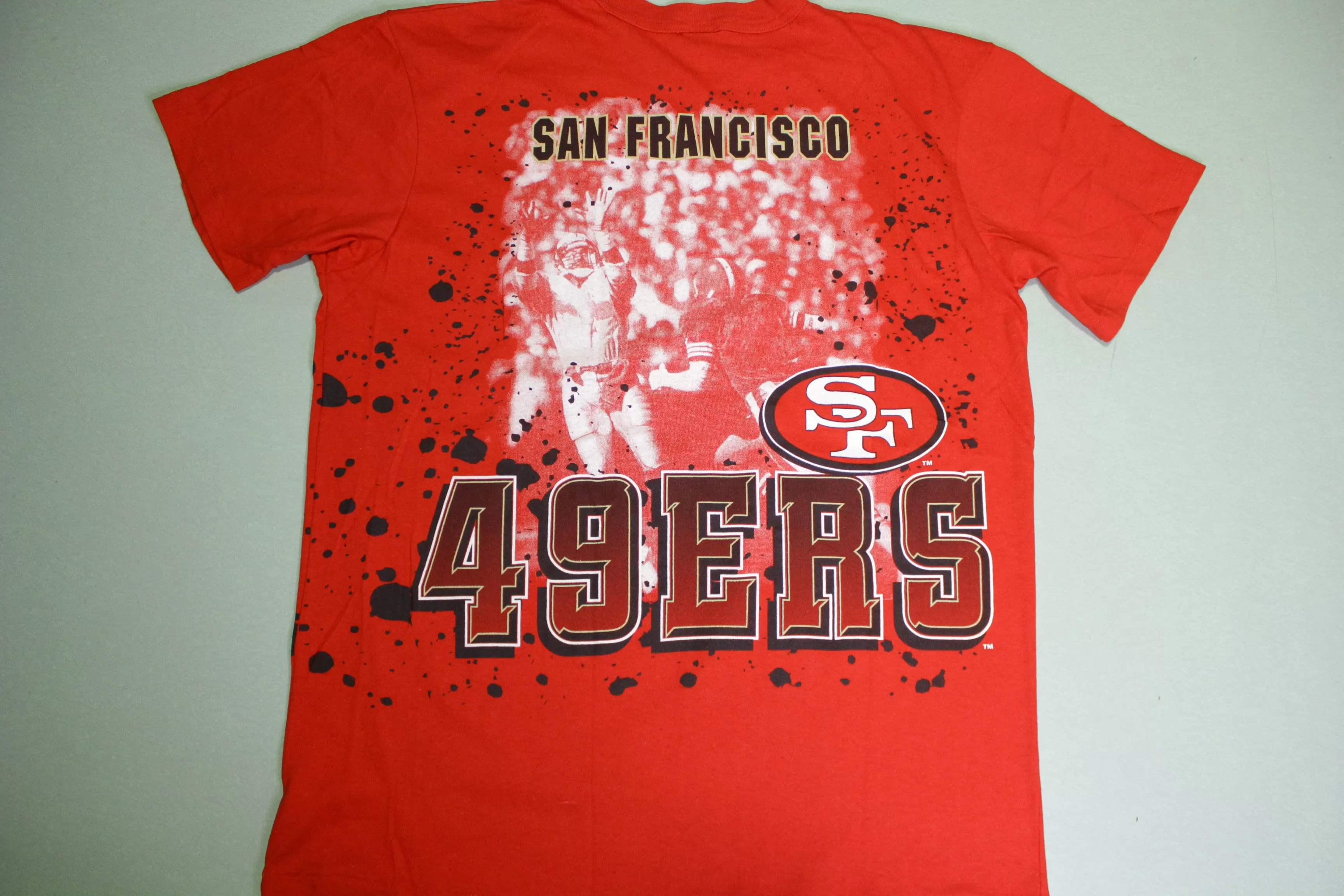 San Francisco 49ers Vintage All Over Print AOP 90s GTS Made in USA T-Shirt