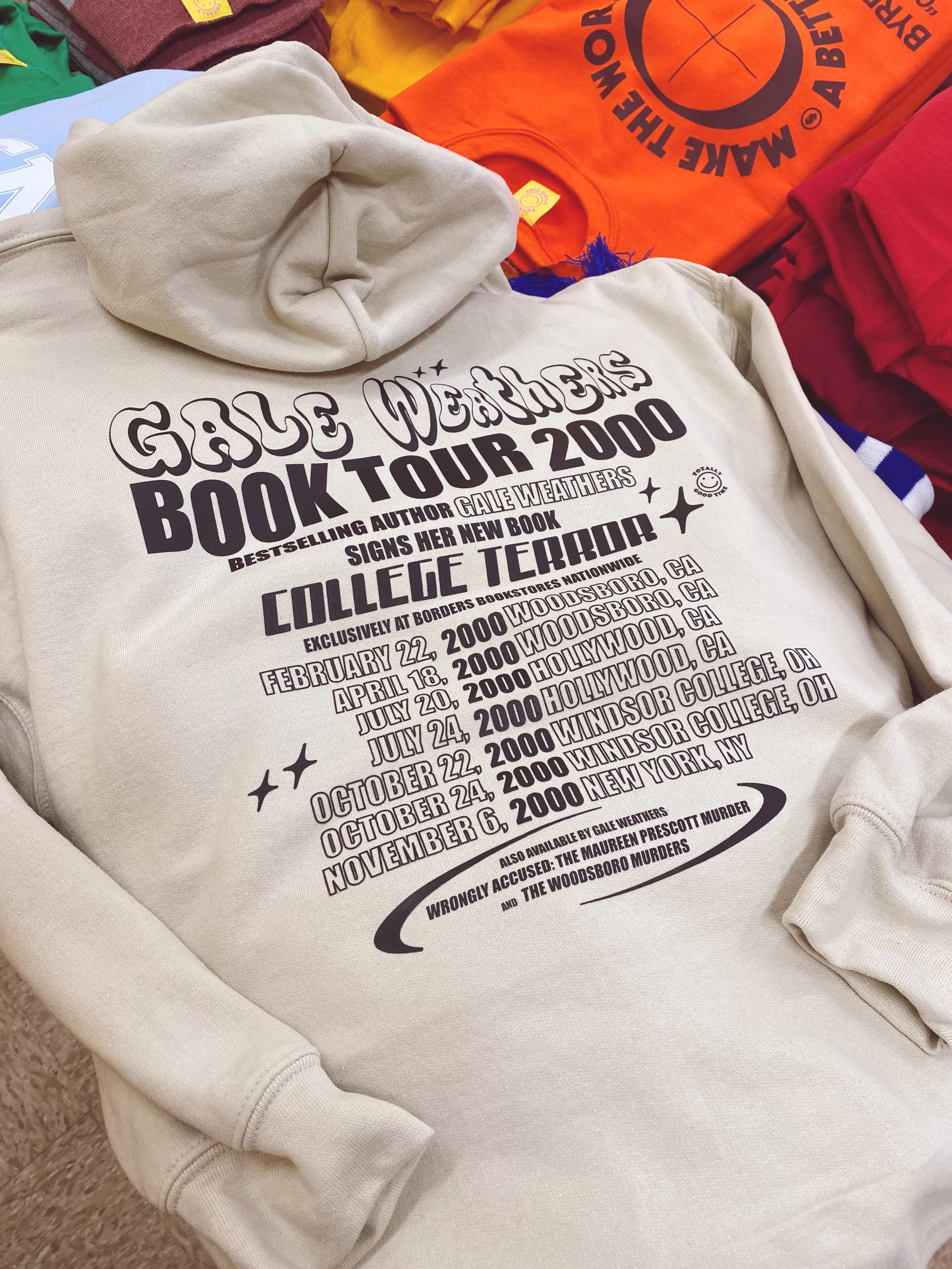 Scream Gale Weathers Book Tour 2000 Hoodie