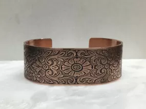 Segmented Copper Cuff Bracelet