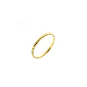 Solar Fine Venus Twisted Ring