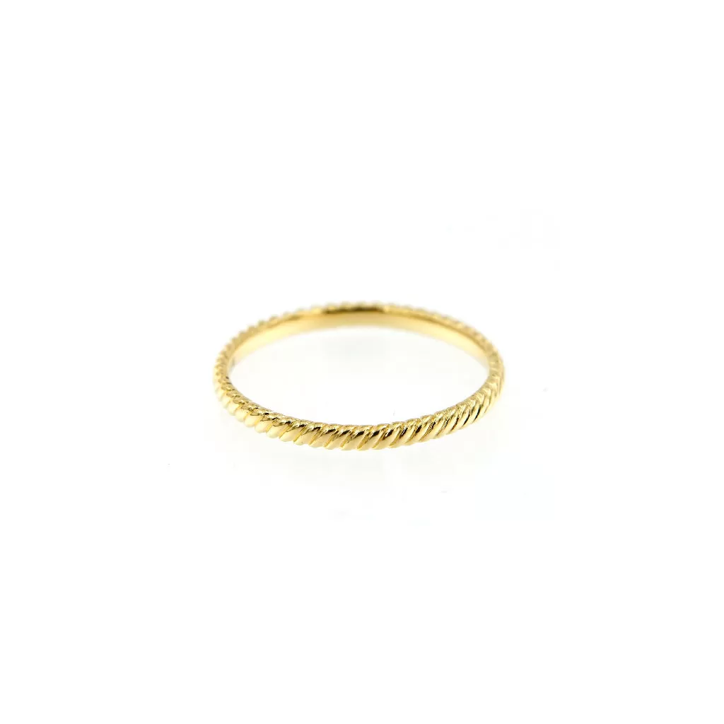 Solar Fine Venus Twisted Ring