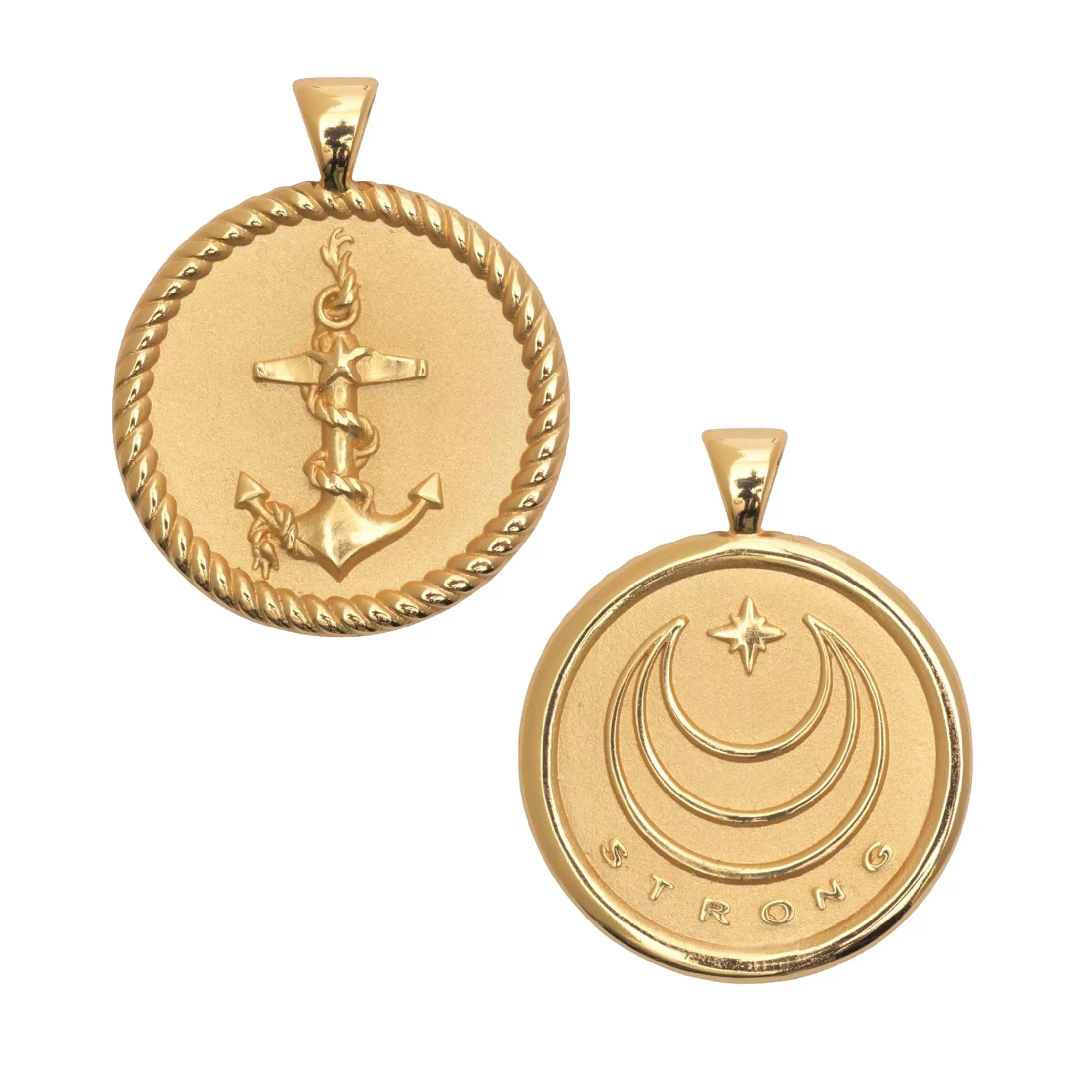 STRONG JW Original Pendant Coin (Anchor)