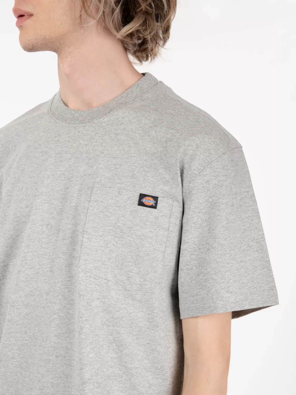 T-shirt Luray pocket grey melange