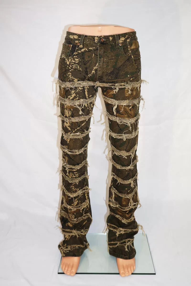 Taker Stretch Hunter Camo Stacked Pant (Olive)