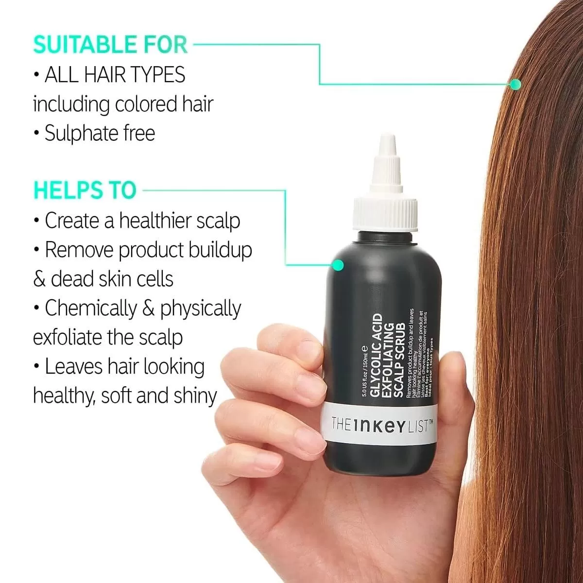 The Inkey List | Glycolic Exfoliating Scalp Scrub 150ml