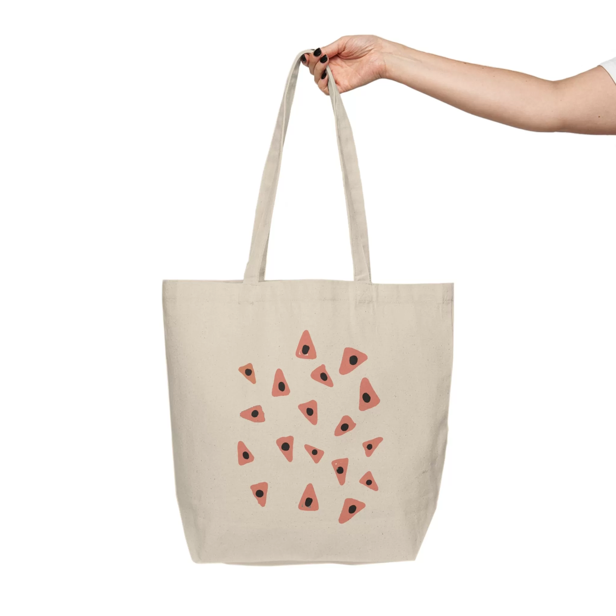 Triangles Canvas Tote