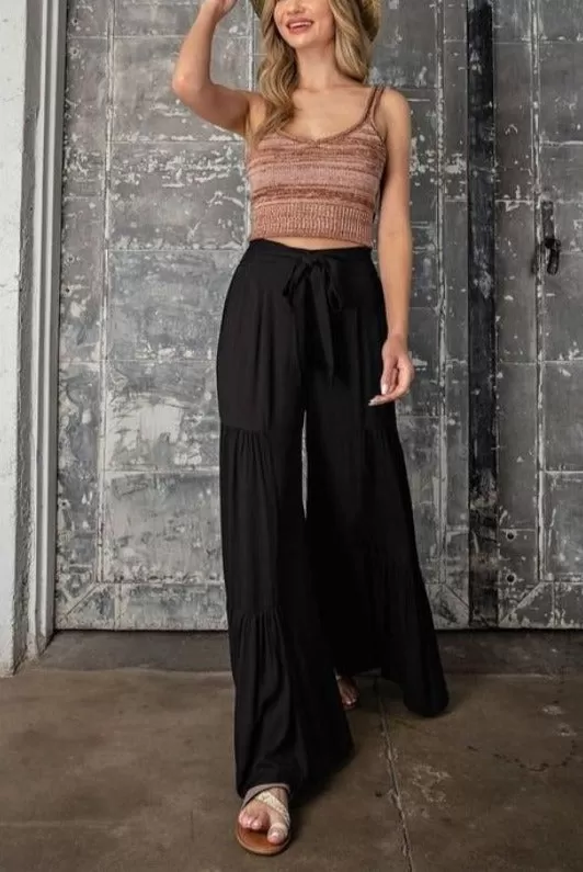 TWIN RELAXED FIT HIGH WAIST PANTS