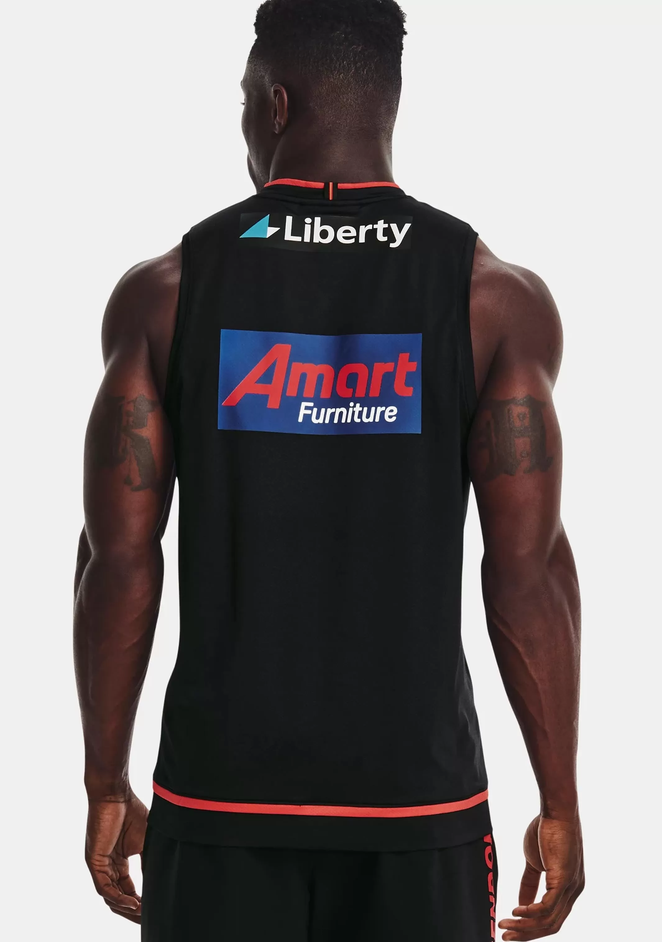 Under Armour Mens Essendon Training Singlet <br> 1374255 001