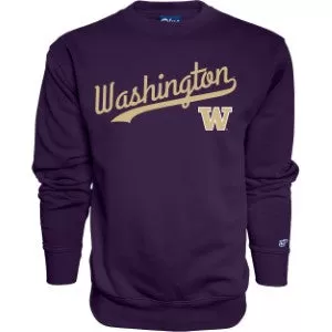 University of Washington Purple Game Day Crewneck Fleece