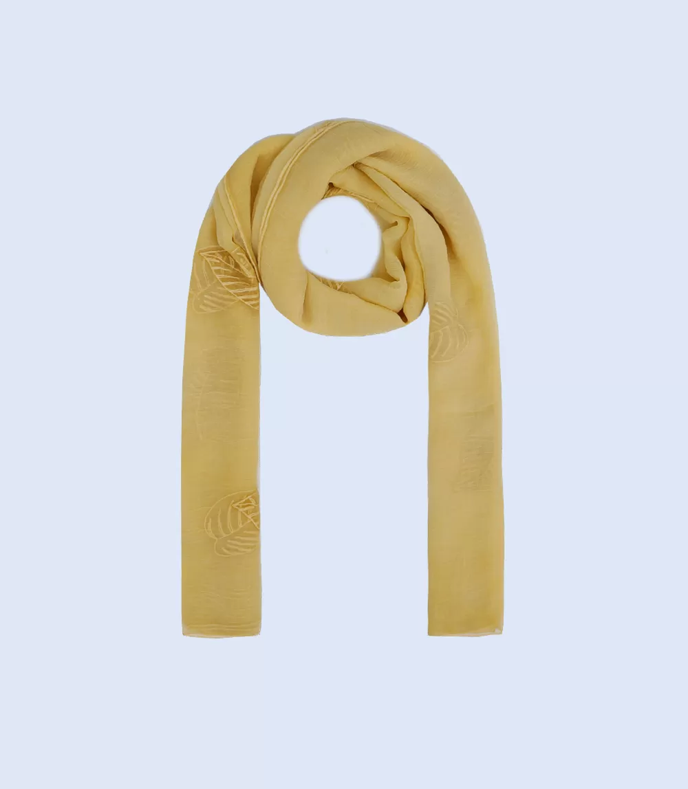 WA0829-MUSTARD-Scarf For Women