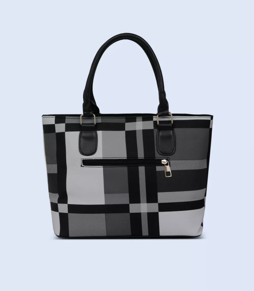 WB2448-BLACK-Women Shoulder Bag