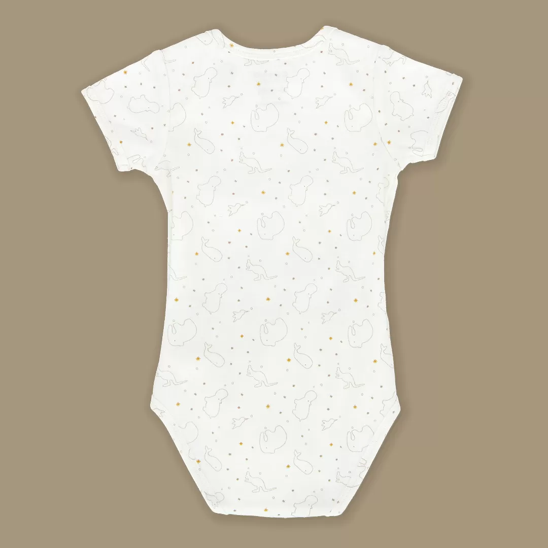 Whole New World Organic Cotton Baby Easyeo Romper